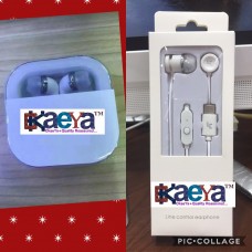 OkaeYa USB Type-C High Bass Earphones for Type C Devices 